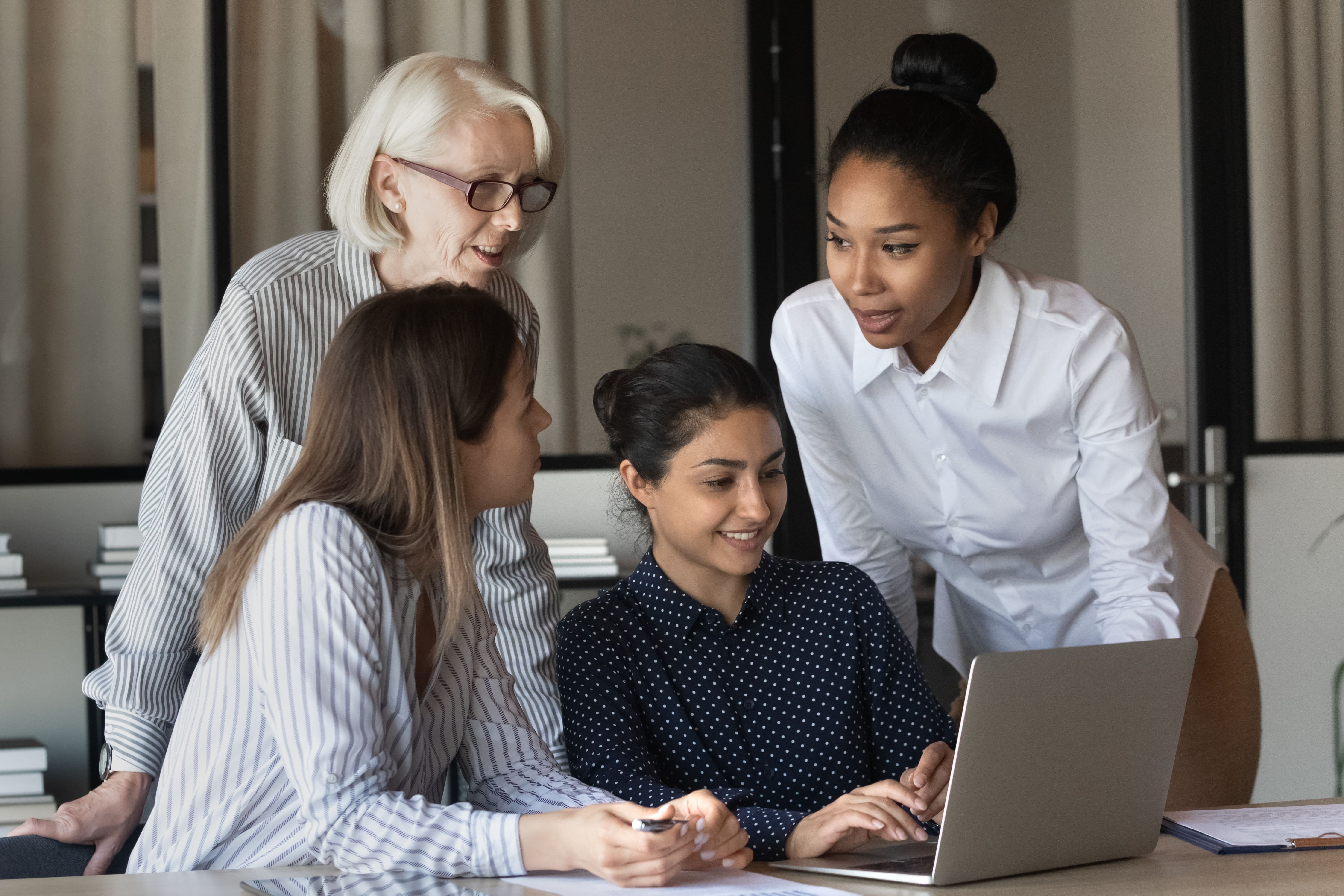 Group of Women Discussing